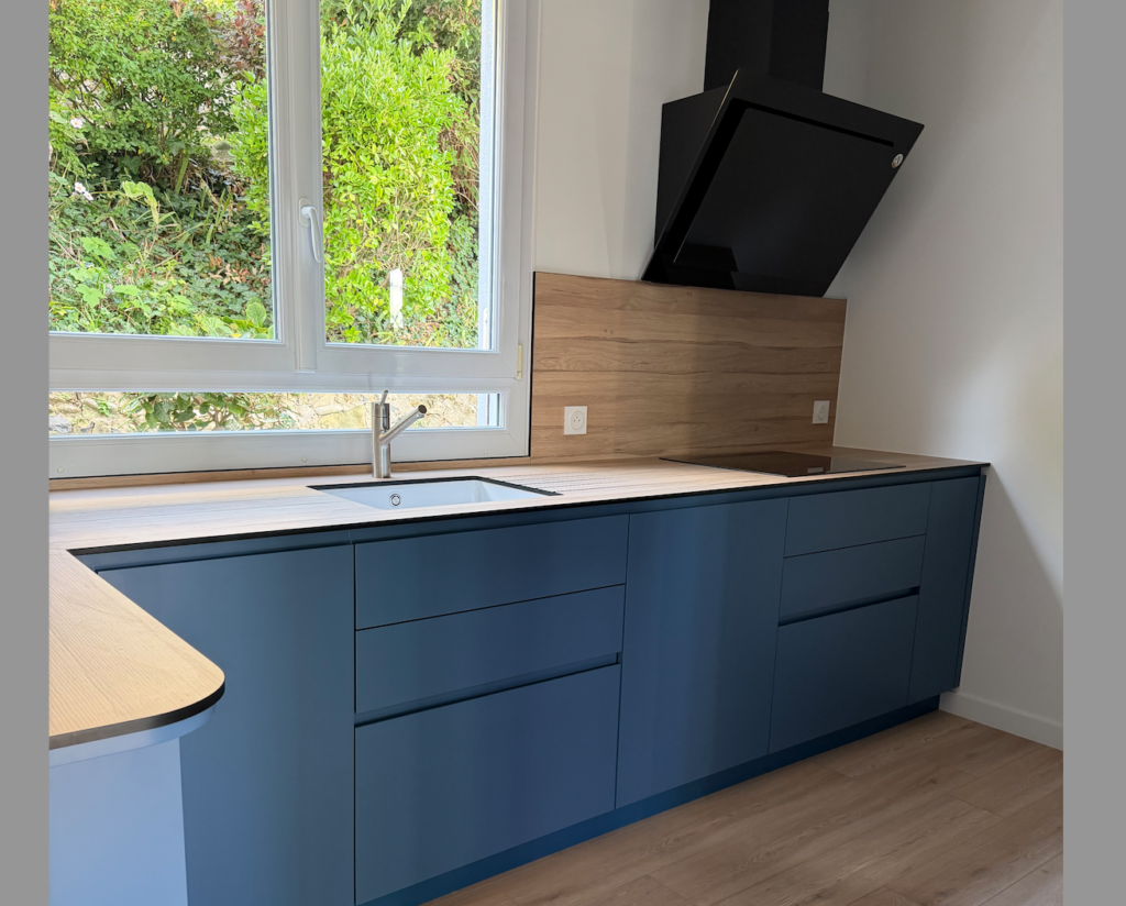 Rénovation sol, mur et pose de cuisine Le Havre YAELI